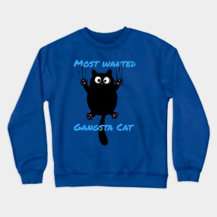 Most wanted gangsta cat - catsondrugs.com catlove cats cat catsofinstagram catlife catlover catstagram catlovers catoftheday instagram instacat meow kitty kitten catloversclub kittens Crewneck Sweatshirt